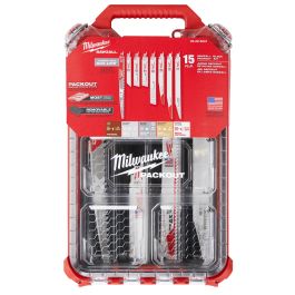 Milwaukee 15PC SAWZALL Blade PACKOUT Kit