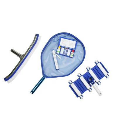 5-Piece Swimming Pool Vacuum Cleaning & Testing Kit – Essential Maintenance Tools for Pool Owners