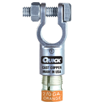 Quick Cable 5002U Battery Terminal Cable End - Copper Screw In For 2ga Cable