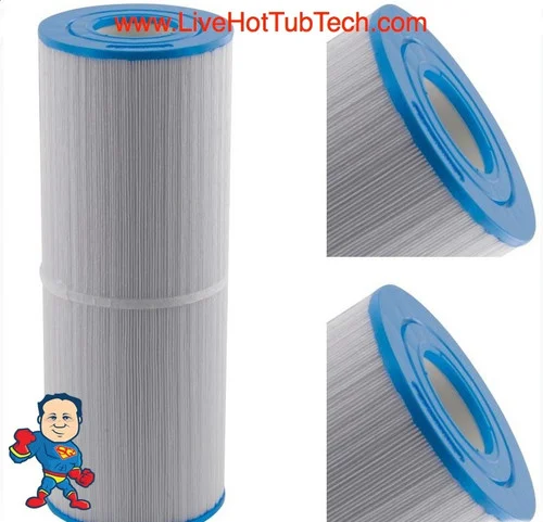 50sqft Spa Filter Cartridge 13-5/16″x4-15/16″ 2-1/8″ Openings FC-2390 C-4950 PRB50-IN Universal Fit