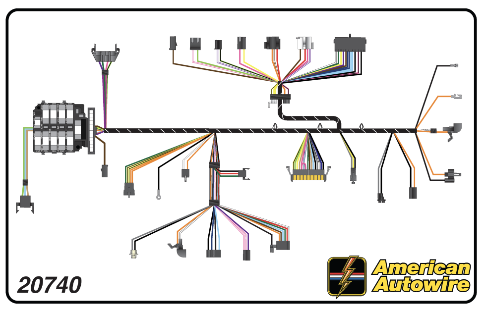 American Autowire 1974 Chevrolet Dash Harness 20740
