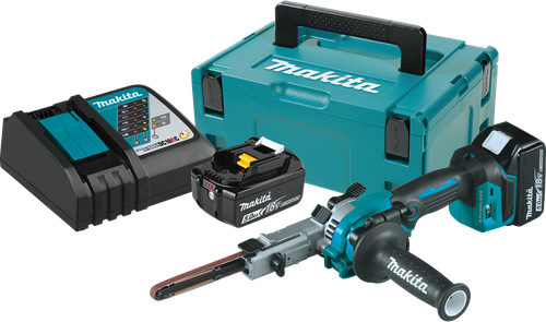 18V LXT™ Lithium-Ion Brushless Cordless 3/8" x 21" Detail Belt Sander Kit (5.0Ah), Delivers corded performance, XSB01TJ