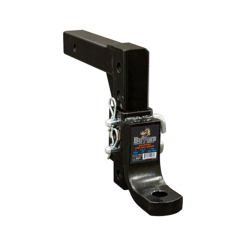 Buyers Products 4-Position 2 Inch Solid Shank Adjustable Ball Mount - 1803095