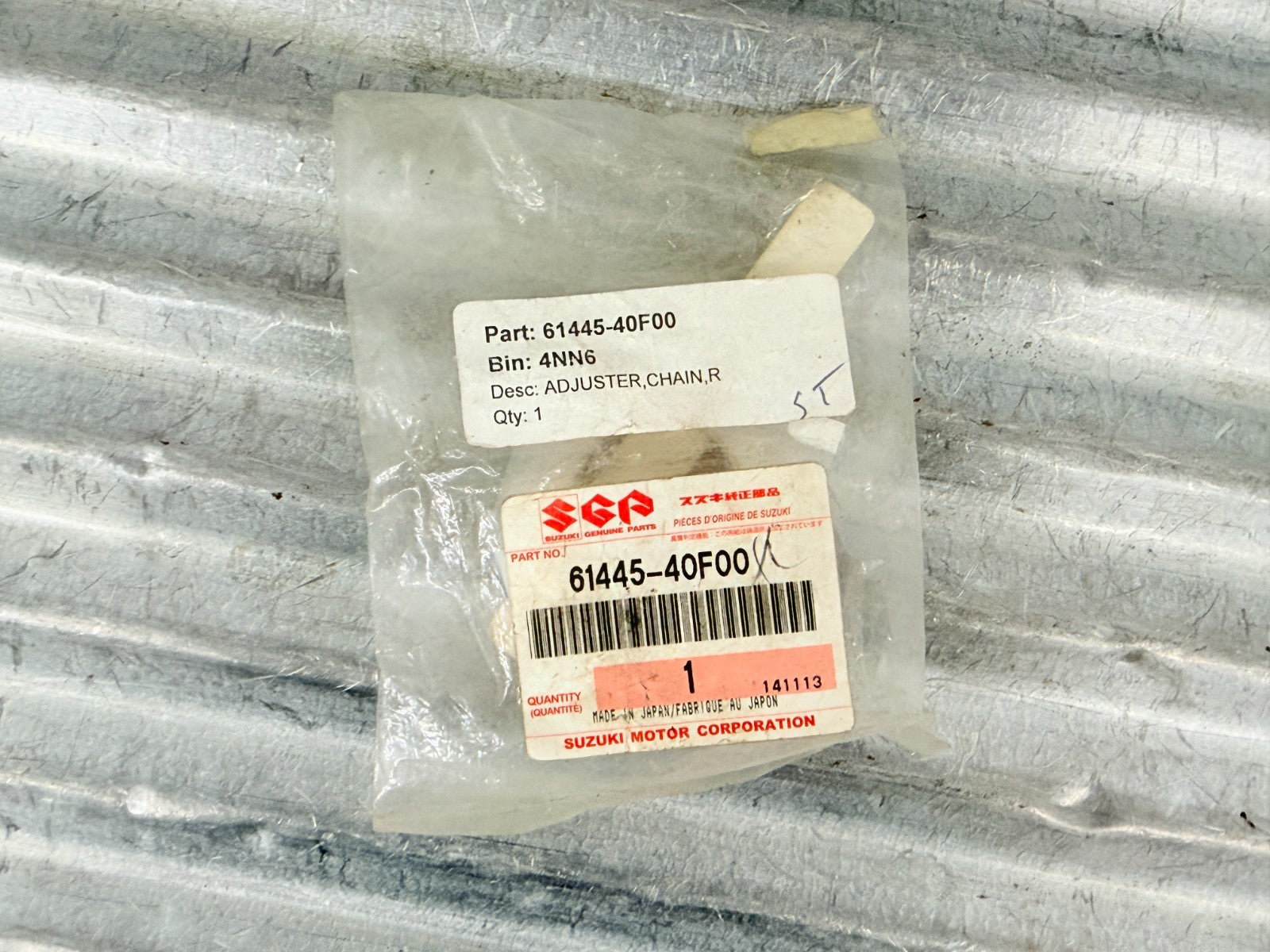 New OEM Suzuki GSXR600 GSXR750 GSXR1000 Hayabusa RH Chain Adjuster 61445-40F00