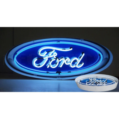 Neonetics 5FOVCN Ford Oval Neon Sign In Steel Can