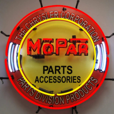 Neonetics 5MPRCR Mopar Circle With Backing Neon Sign