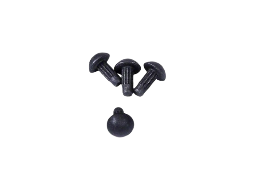 Redline Restomotive 4 Piece Exhaust Manifold Heat Stove Fasteners, Small Block