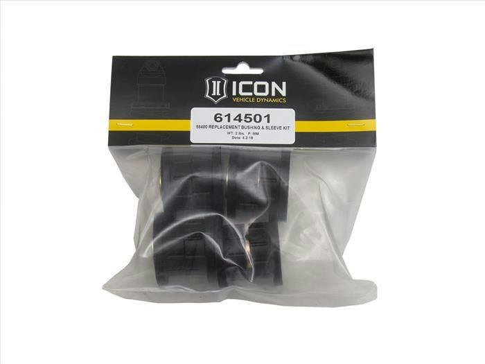 ICON Vehicle Dynamics 614501 58400 REPLACEMENT BUSHING AND SLEEVE KIT