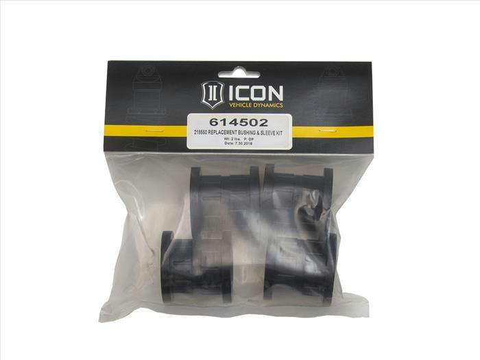 ICON Vehicle Dynamics 614502 218550 REPLACEMENT BUSHING AND SLEEVE KIT