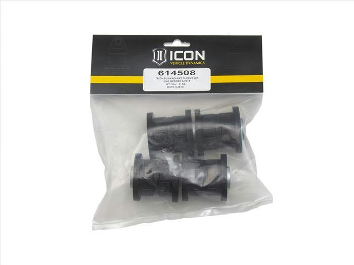 ICON Vehicle Dynamics 614508 78500 BUSHING AND SLEEVE KIT MFG BEFORE 8/2015