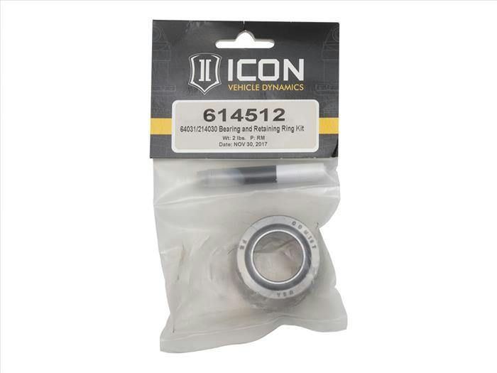 ICON Vehicle Dynamics 614512 64031/214030 BEARING AND RET RING KIT