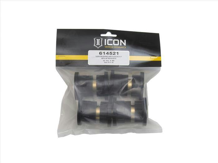 ICON Vehicle Dynamics 614521 78500 BUSHING AND SLEEVE KIT MFG AFTER 8/2015
