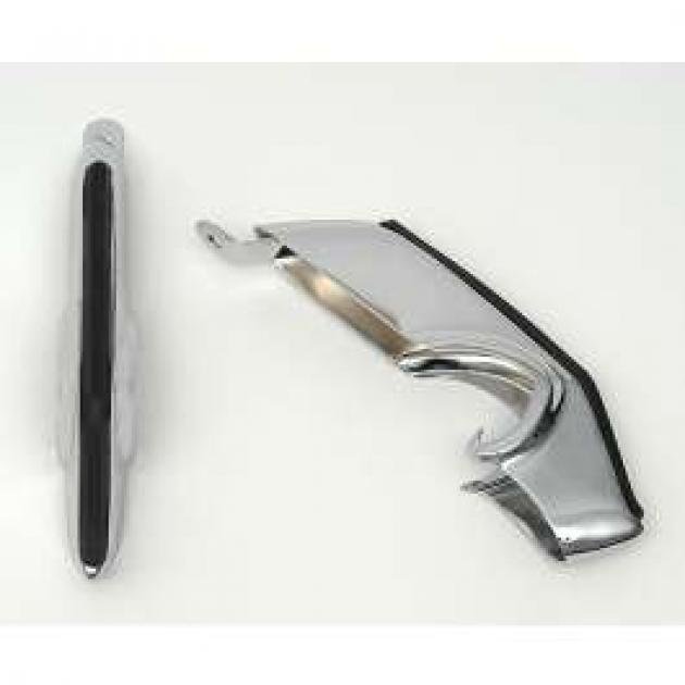 Camaro Complete Front Bumper Guard Set, Chrome, Deluxe, 1969