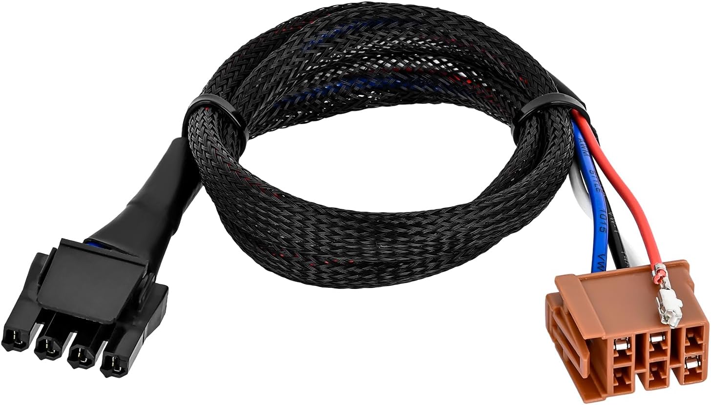 Brake Controller Wiring Harness Adapter for Select 1999-2006 GMC Sierra Yukon Denali Chevy Silverado Avalanche Suburban Tahoe Cadillac Escalade Hummer H2