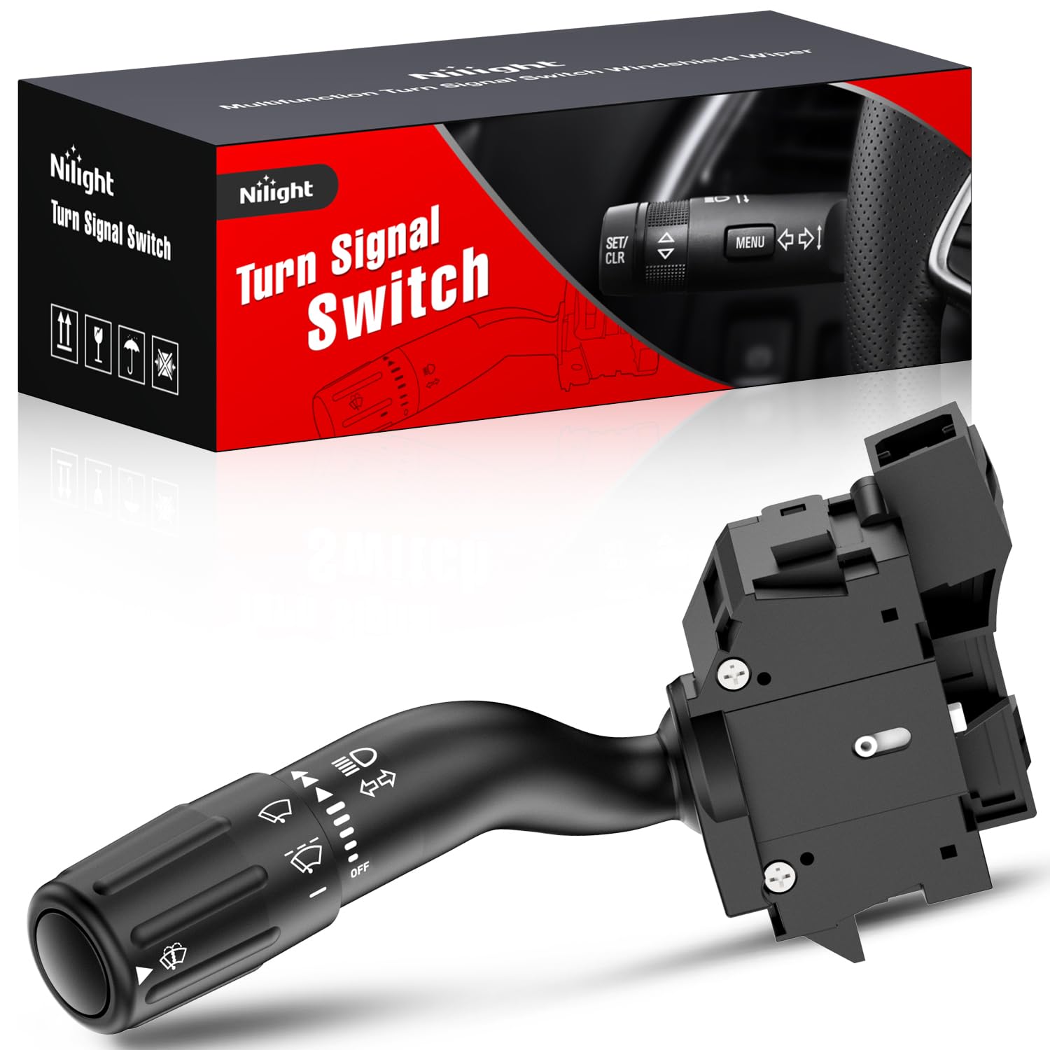 Turn Signal Switch Compatible with 2010 2011 2012 2013 2014 Ford Mustang Windshield Wiper Multifunction Combination Lever Switches