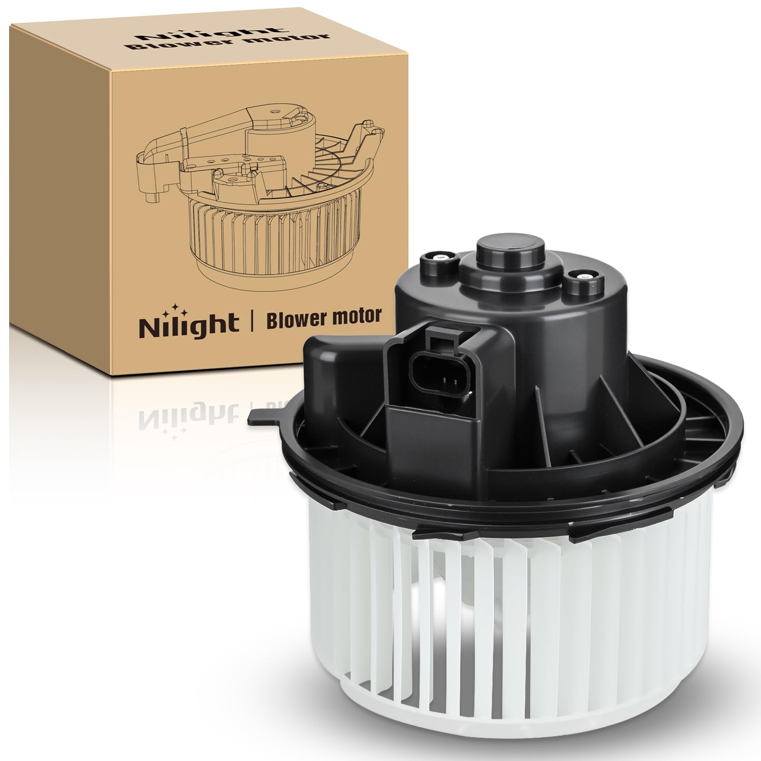 Front Blower Motor for Chevy Tahoe 2007 2008 2009 2010 2011 2012 2013 2014, Silverado, Avalanche, Suburban, GMC Yukon, Sierra, Cadillac Escalade - Replaces 22741027, 700164
