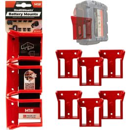 Stealthmounts M18 Milwaukee Battery Holder 6PK