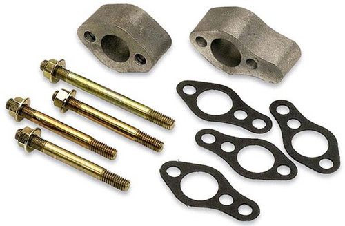Moroso 63610 Aluminum Water Pump Spacer Kit - BBC - Spaces Short to Long Pump