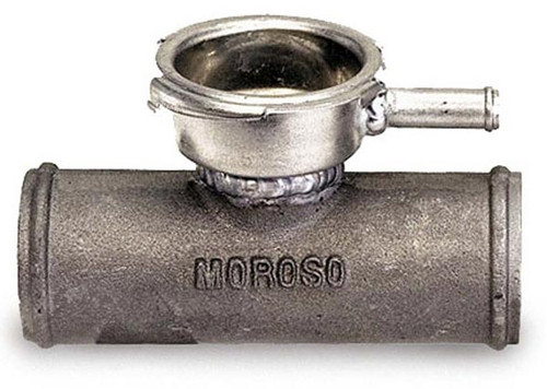 Moroso 63745 Inline Radiator Hose Filler - Aluminum - 1.25" Hose Barb