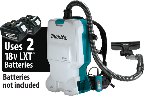 36V (18V X2) LXT™ Brushless 1.6 Gallon HEPA Filter Backpack Dry Vacuum, Tool Only, Easily accessible, XCV17Z