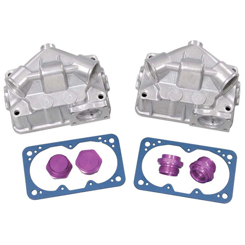 Proform 67162 Holley 4150 Style Double Pumper Fuel Bowls - Center Hung -Pair