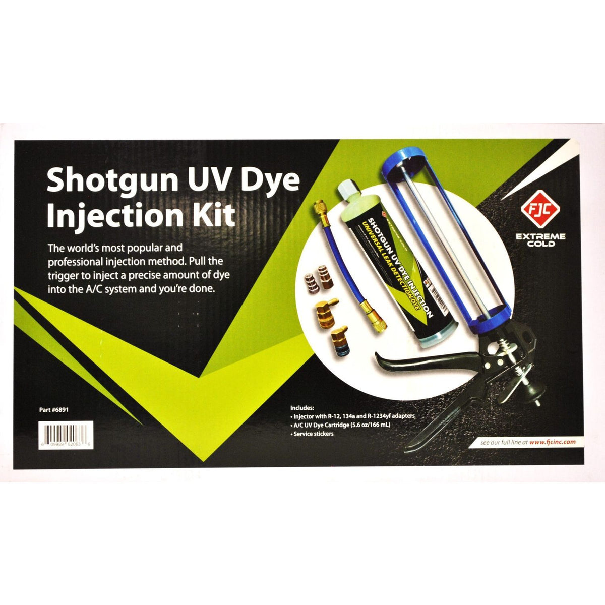 FJC Refrigerant Shotgun UV Dye Injection Kit (Part 6891)
