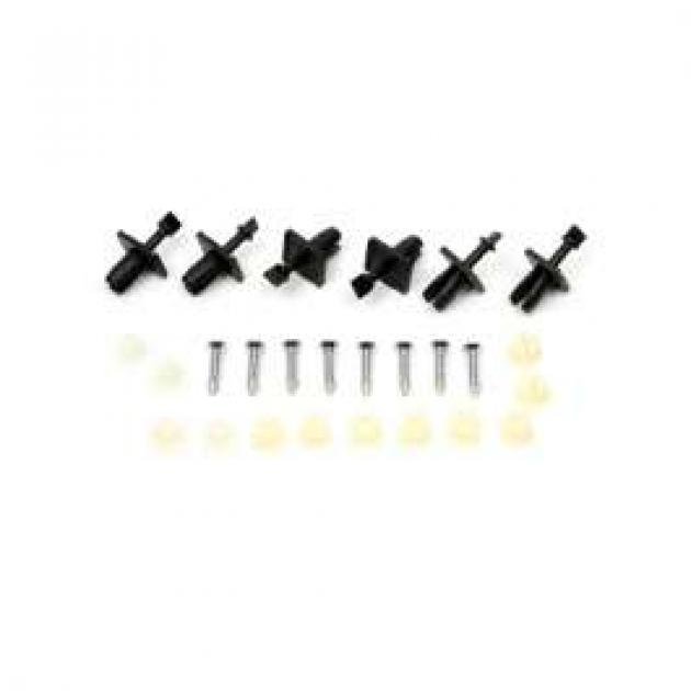 Redline Restomotive 1982-1987 Malibu / El Camino Header Panel Hardware Kit for Headlight Bezel & Grille