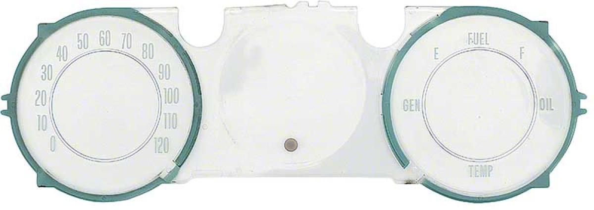1964-65 Chevelle, Malibu, Dash Instrument Lens, without Gauges, GM Licensed