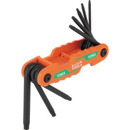 Klein ToolsCompact Folding Hex Key Set, 8-Key, Torx Sizes
