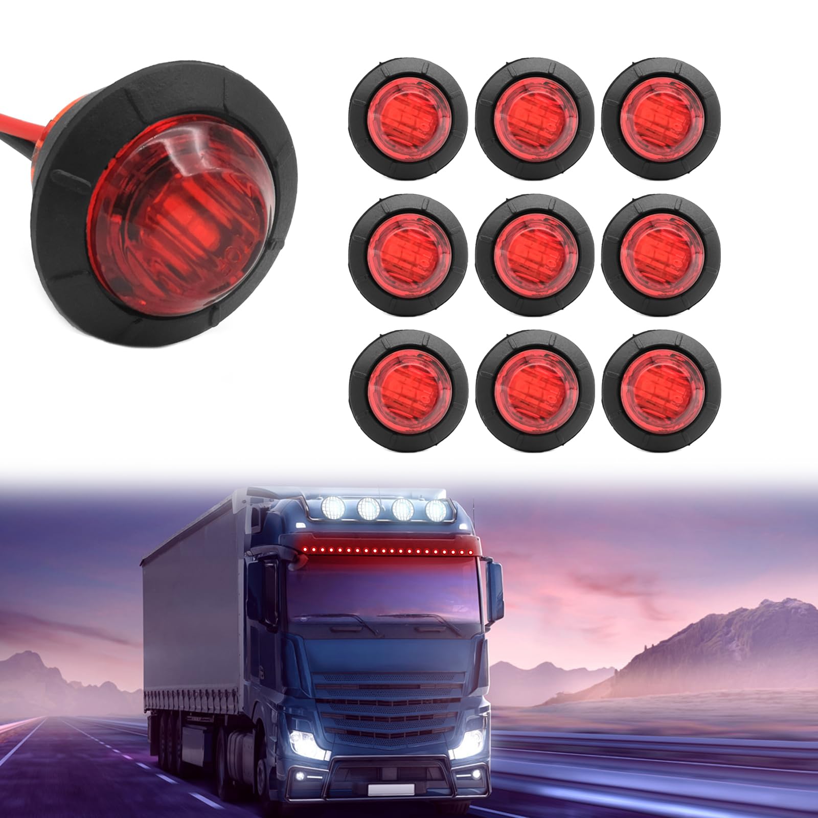 571.LD33PCA1-25 - Marker Light LED 3/4