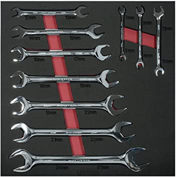 URREA 10 pc OPEN-END WRENCH SETS #CH316