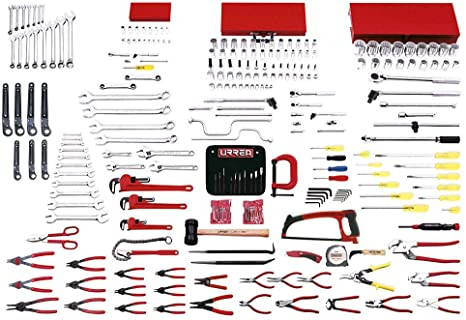 URREA 258 pc industrial master tool sets with toolbox #99712B
