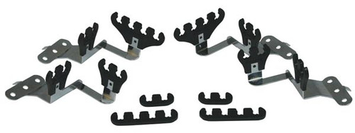 Moroso 72143 Small Block Chevy Wire Loom Kit for Centerbolt Heads Black - 7-9mm