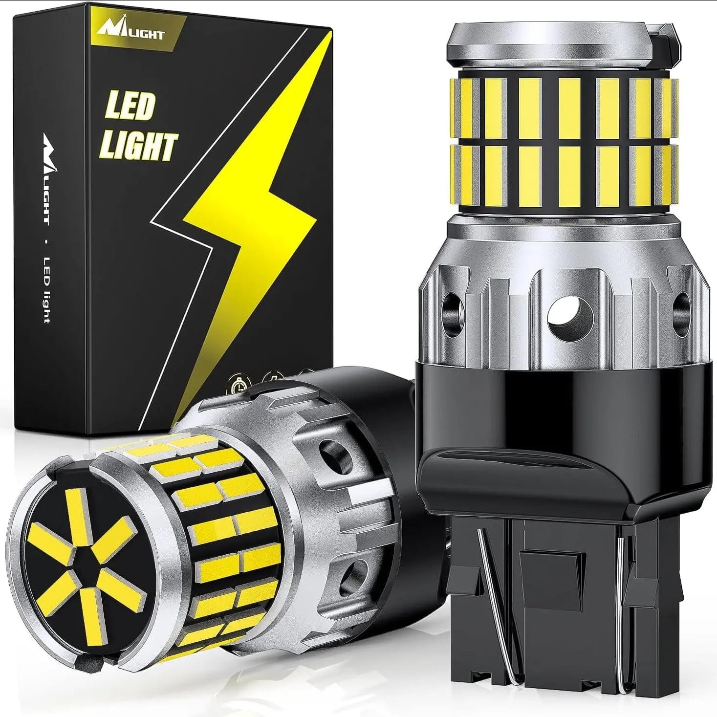 7440 7441 7443 T20 992 W21W 6500k Xenon White LED Bulbs (Pairs)