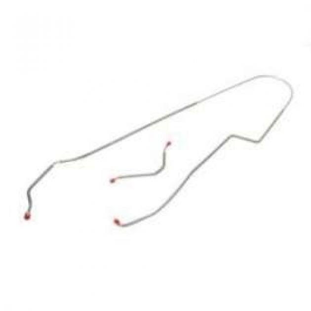 El Camino Brake Line, Front To Rear, For Factory Drum Brake Car, OE Steel, 1970