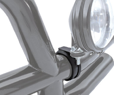 Rugged Ridge 11503.81 3" Tube Bumper Light Mount Bracket