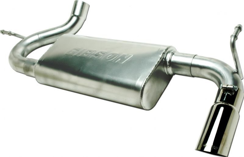 Gibson 617301 Stainless Steel Swept Side Exhaust for 07-18 Jeep Wrangler JK