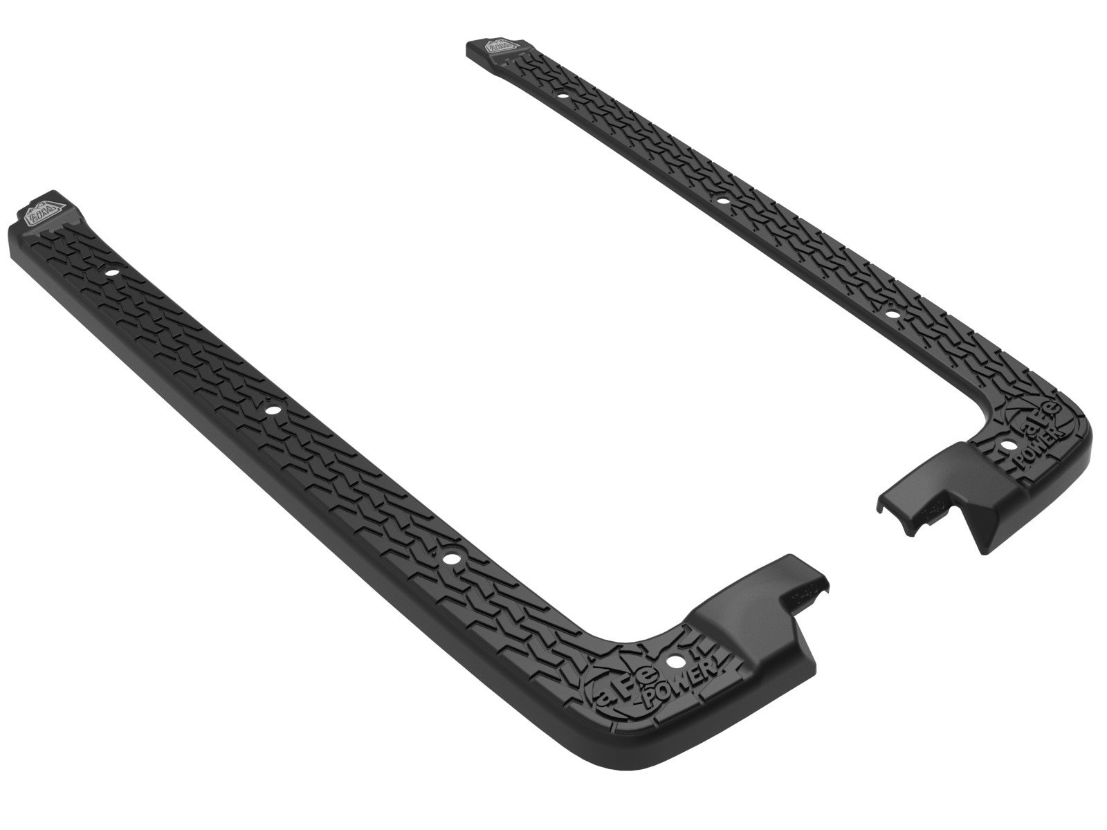 aFe Power 79-25001 Terra Guard Tub Rail Covers for 18-26 Jeep Wrangler JL Unlimited