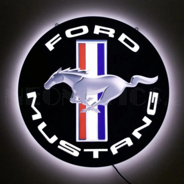Neonetics 7LEDMS Ford Mustang Slim Line Led Sign