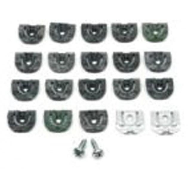 Redline Restomotive 1966-1967 Chevrolet El Camino Rear Window Molding Clip Set