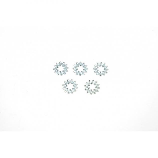 Redline Restomotive 1967-1969 Camaro / Firebird Serrated Washer Set For Ground Straps / Washer Bottle Bracket