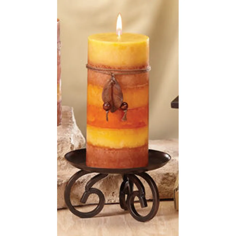 Pack of 4 Naturals Rejuvenate Aromatherapy Scented Pillar Candles 6″