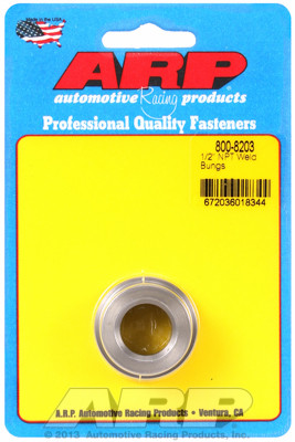 ARP 800-8203 Mild Steel Weld-In Bung - 1/2" NPT Female Thread