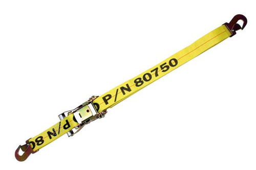 Moroso 80740 Race Car Tie Down Ratchet Strap - 2" Wide - 5'7" Long - 5000 Lb
