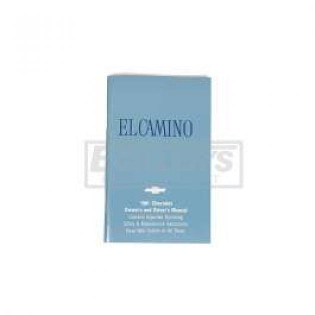 El Camino Owners Manual, 1981