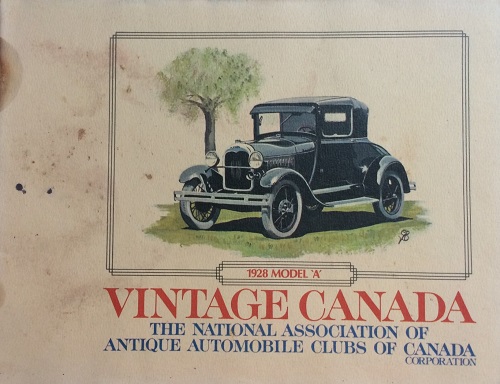 Vintage Canada National Association Antique Automobiles of Canada (Vol 5 Issue 4)