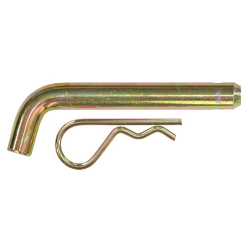 Buyers Products 5/8 x 3.8 Inch Yellow Zinc Heavy-Duty Hitch Pin with Cotter - Fits 2-1/2 Inch Receivers - HP6256WC