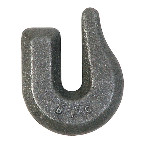 Buyers Products 5/16 Inch Drop Forged Weld-On Heavy-Duty Towing Hook - Grade 43 - B2408W