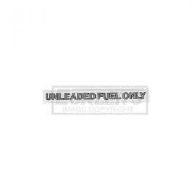 El Camino Gas Door Decal, Unleaded Fuel Only, 1978-1987