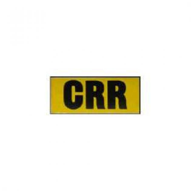 El Camino Valve Cover Code Decal (CRR) 454/450hp LS6, With Automatic Transmission, 1970